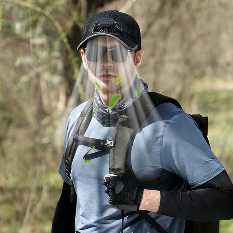 🔥HOT SALE 50% OFF🧢2026 Pro Outdoor Cooling Hat: Dual-Power Fan Cap detail view