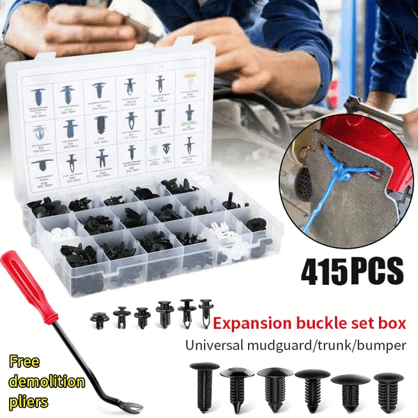🔧🚗 630PCS Car Fastener Box Set – Universal Auto Clips Assortment 📦